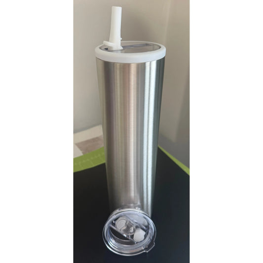 Tipsy Flip 32oz Hydro with screw on flip up straw and screw tight lid with sealed straw holes