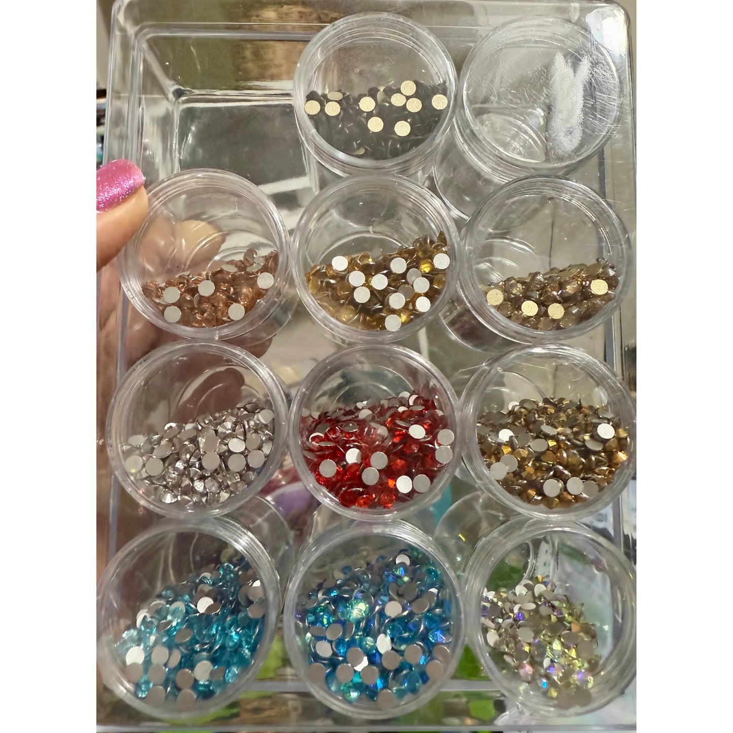 Rhinestone Topper for 24oz and 25oz Sand Globe Tumbler