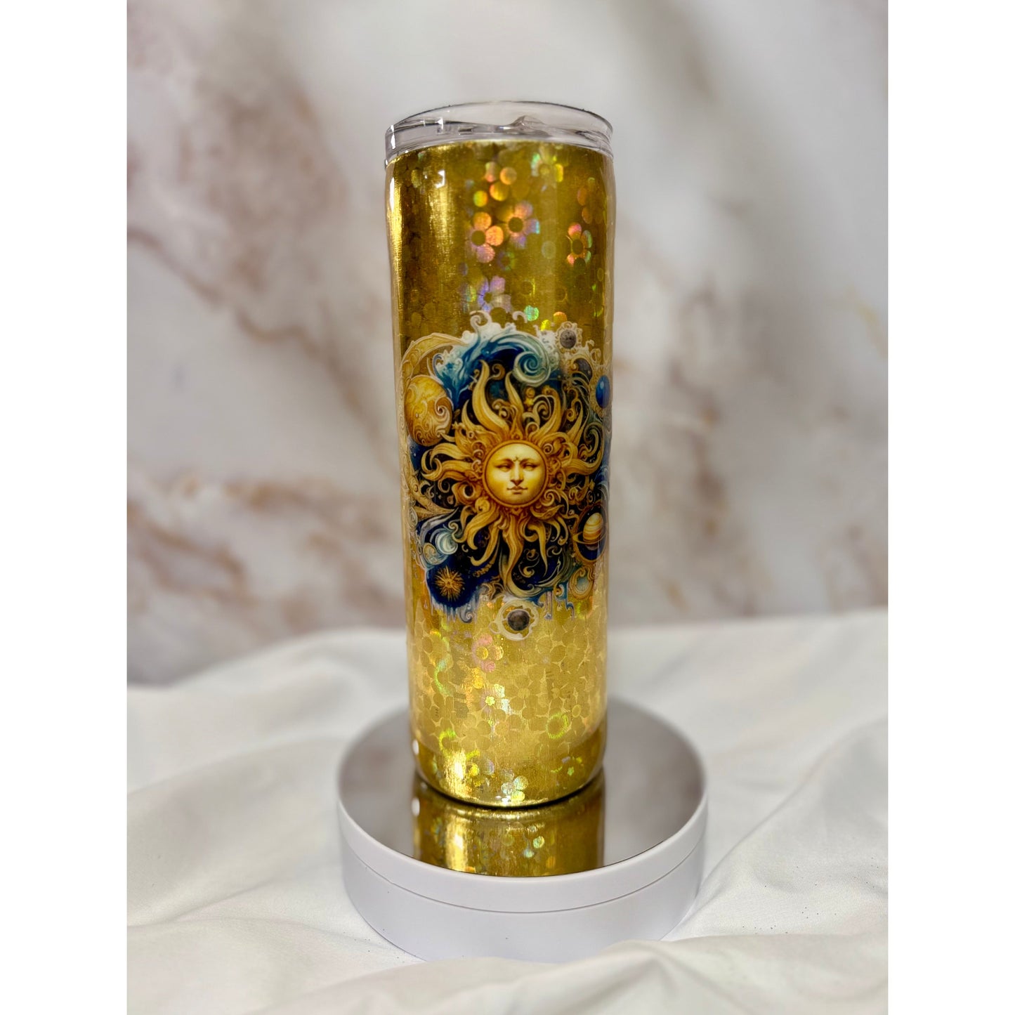 #329 Golden Sun 20 Oz. Skinny Tumbler