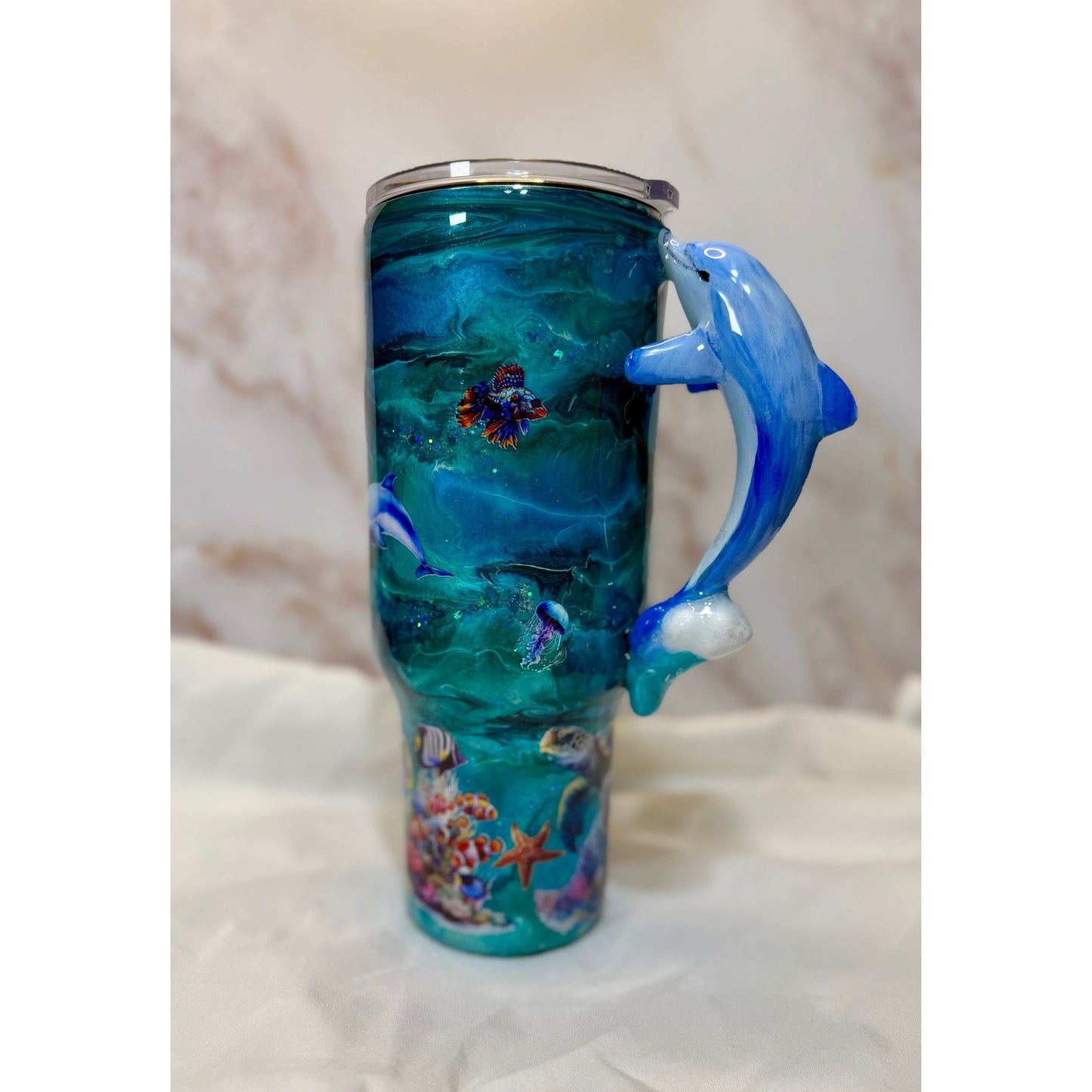 3D Dolphin Handle