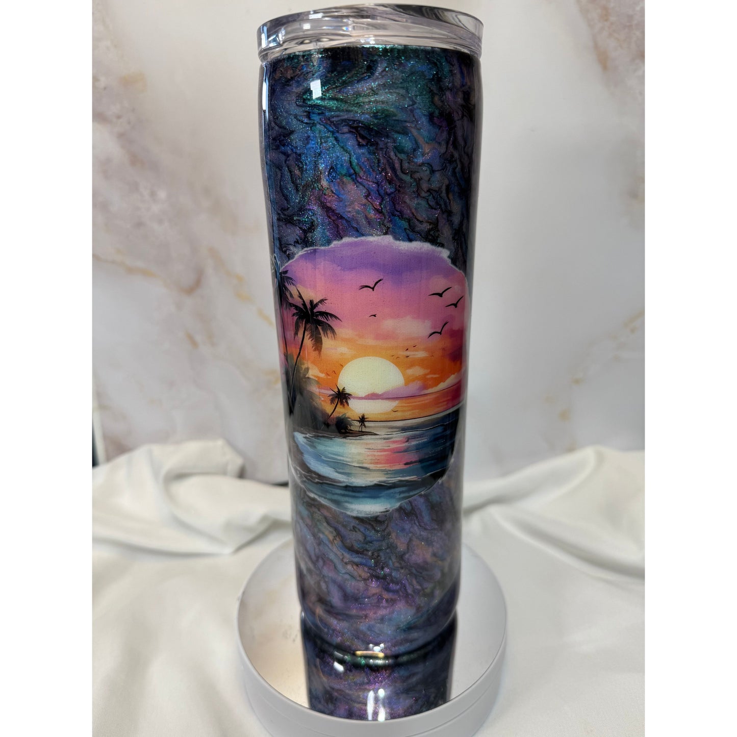 #504 Abalone Tropical Sunset Ocean 30oz Tumbler