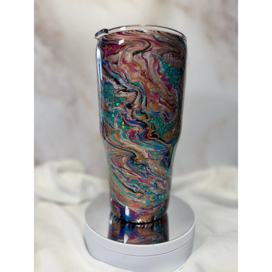 #523 Blended Southwest Design Stainless Steel 30oz Tumbler
