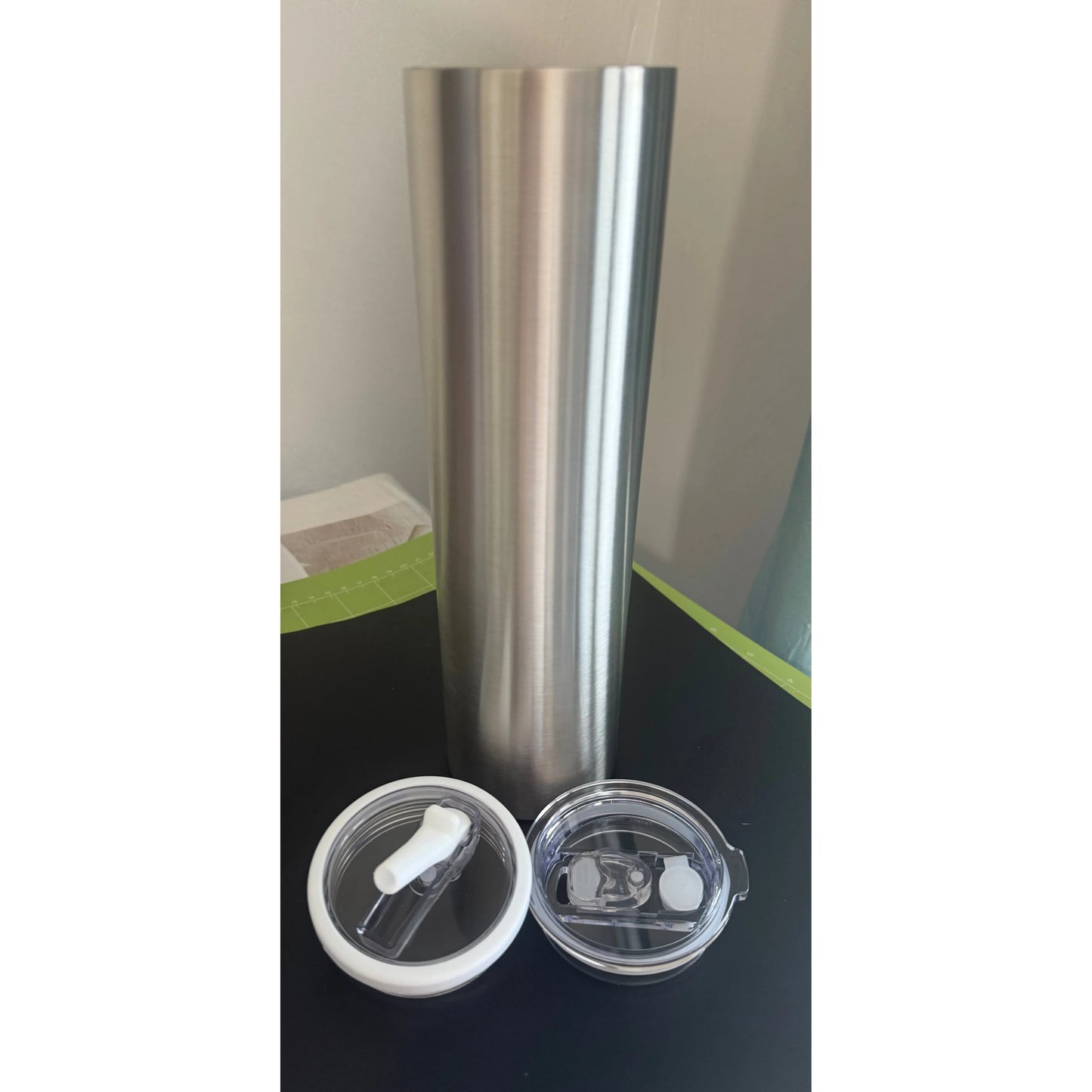 Tipsy Flip 32oz Hydro with screw on flip up straw and screw tight lid with sealed straw holes