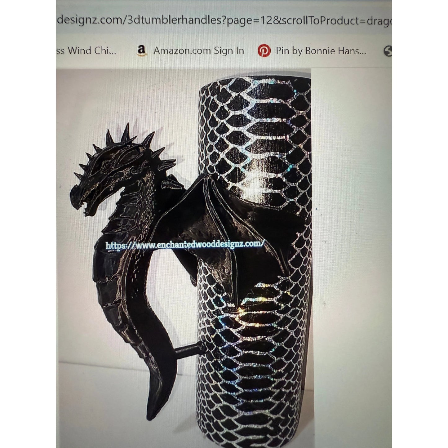 3D Large Dragon Handle