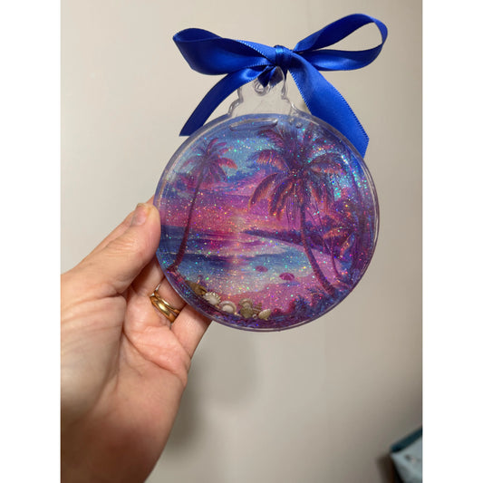 Snow Globe Ornament with Picture and Special Filler