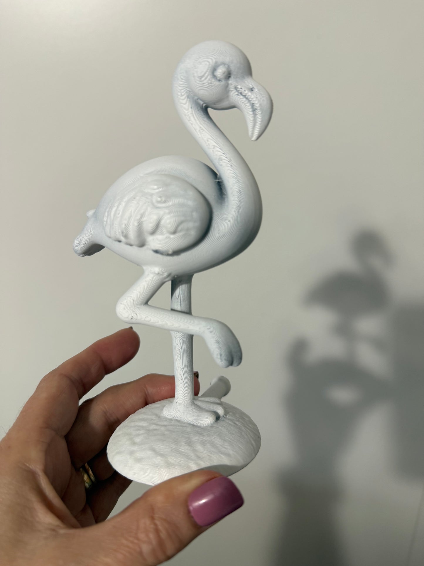 3-D Flamingo Handle