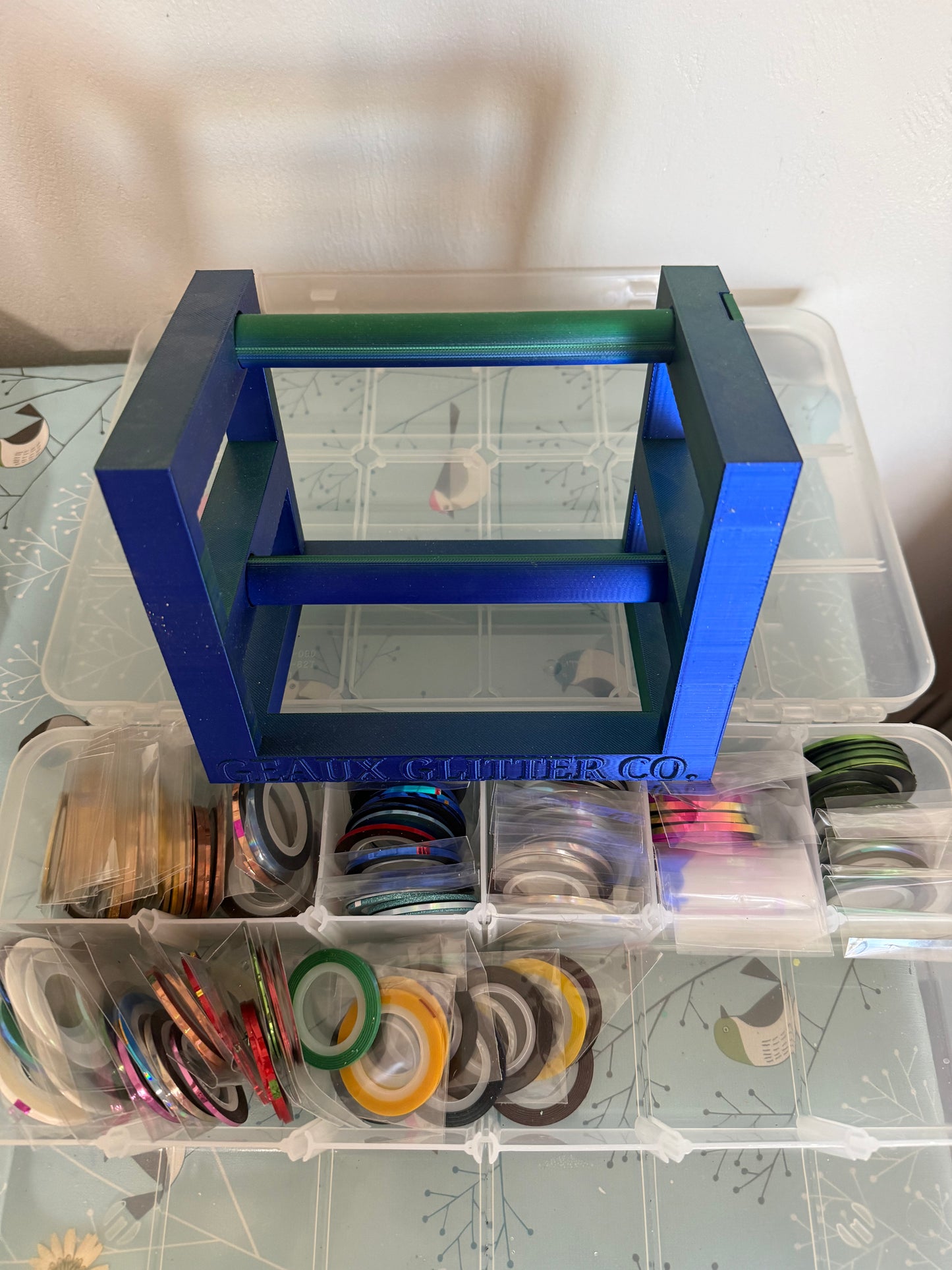 Geaux Glitter Co. Pin Stripping Holder Plus Over 100 Pin Strips