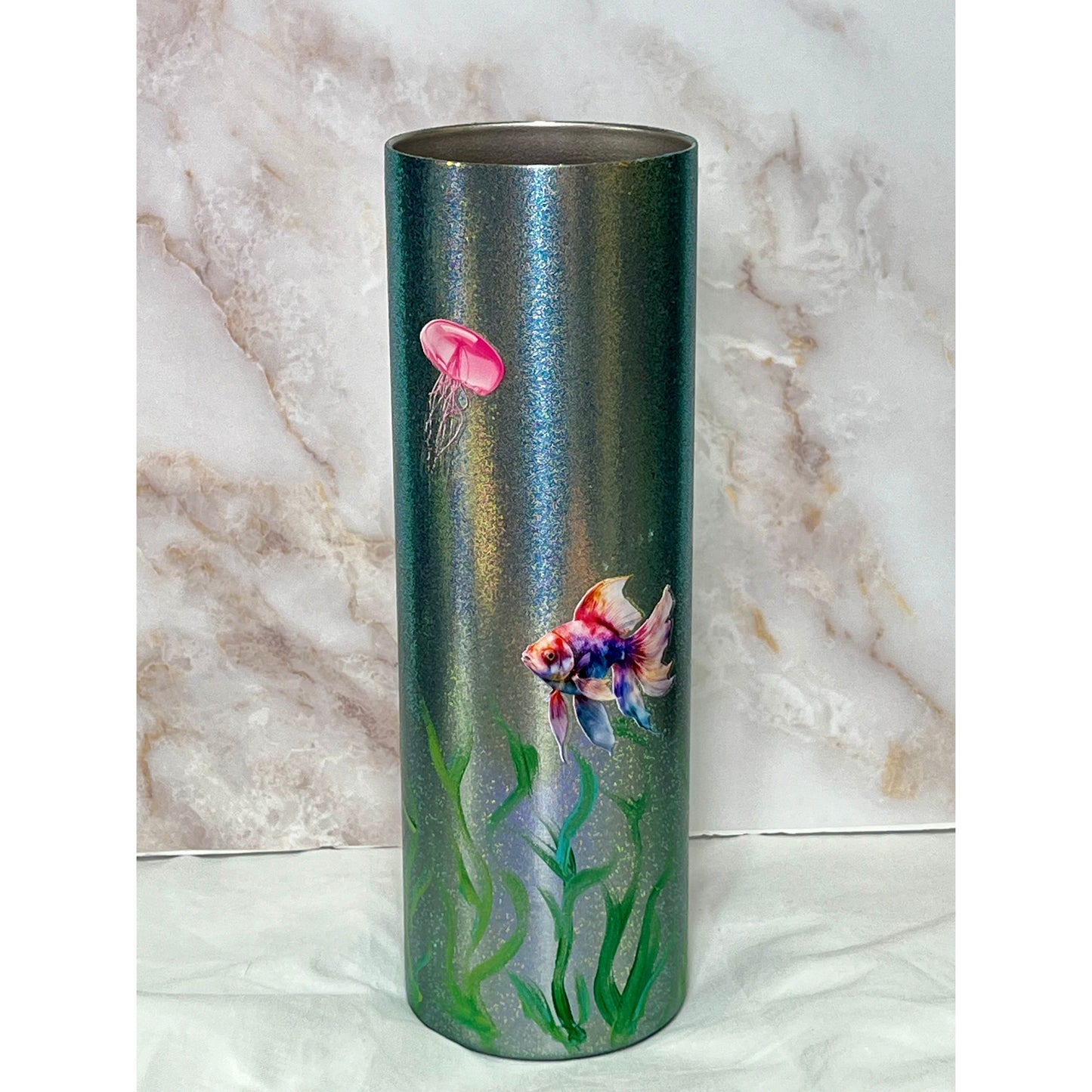 #129  Ocean Turtle Cup on 30oz Stainless Steel Tumbler