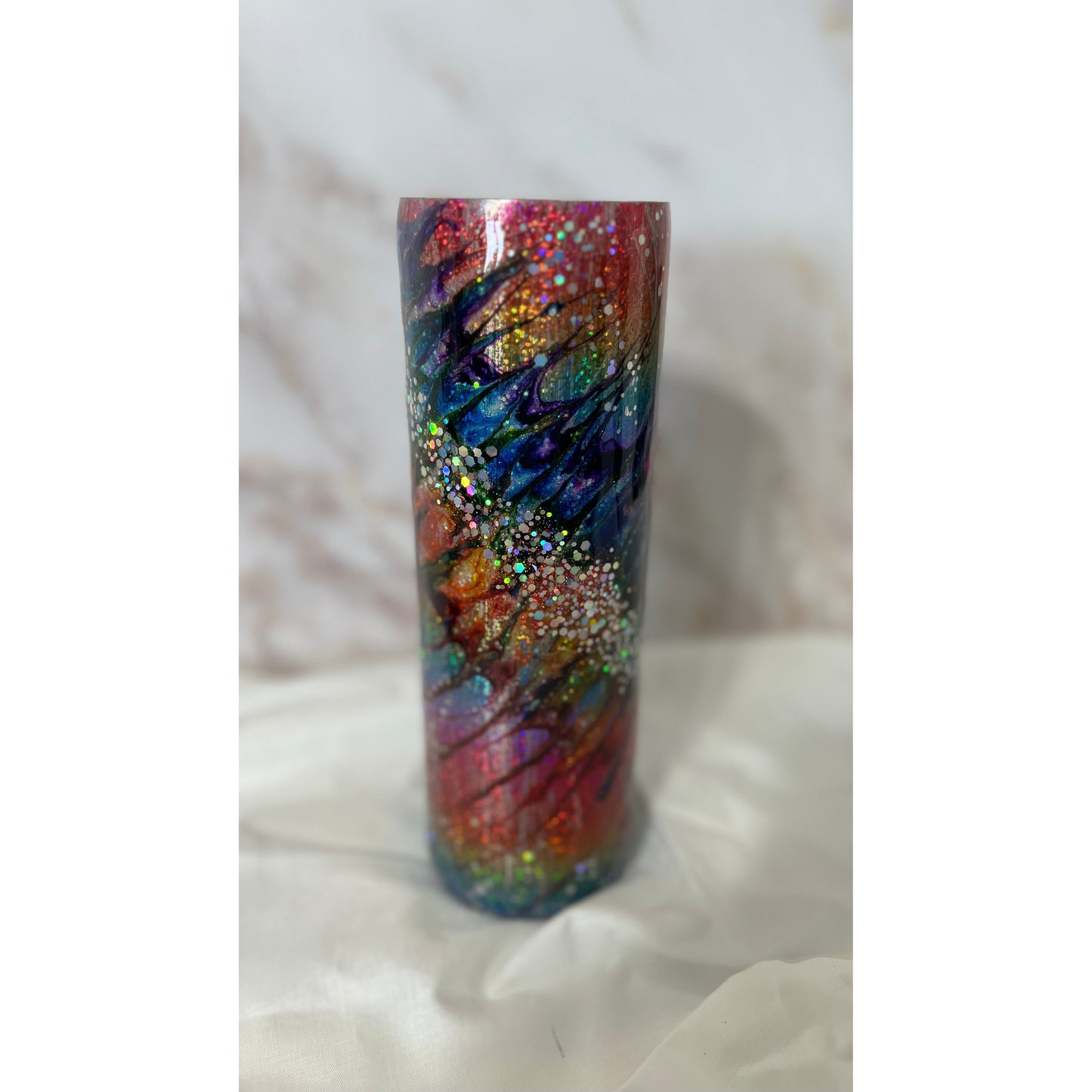 Double Rainbow Foil Stainless Steel 30 oz Tumbler