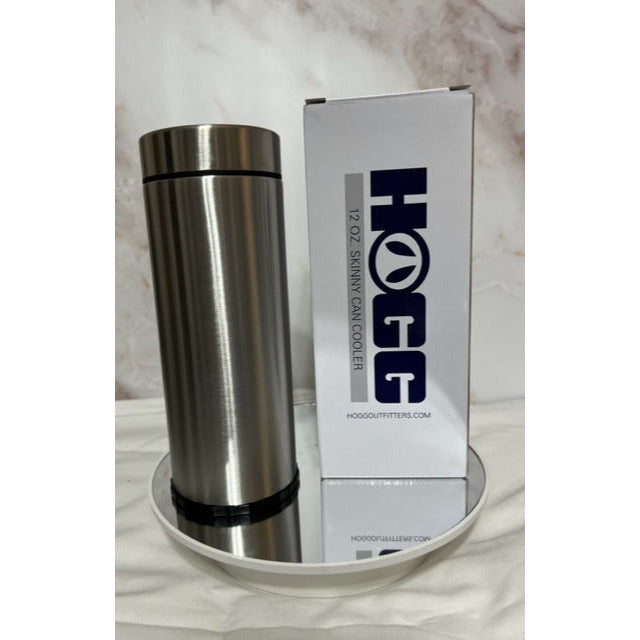 Skinny Can Stainless Steel Koozie with Opener